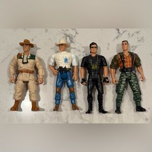 Vintage 1997 Jurassic Park The‎ Lost World Action Figures Lot Of 4